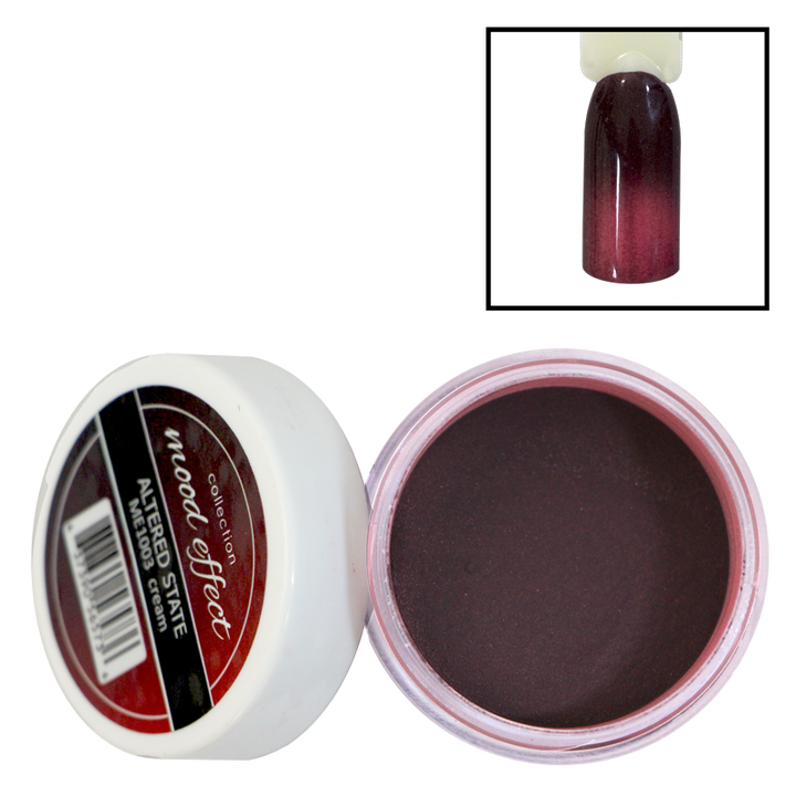 Poudre Glam and Glits Mood Effect Acrylic -noir au rouge-
