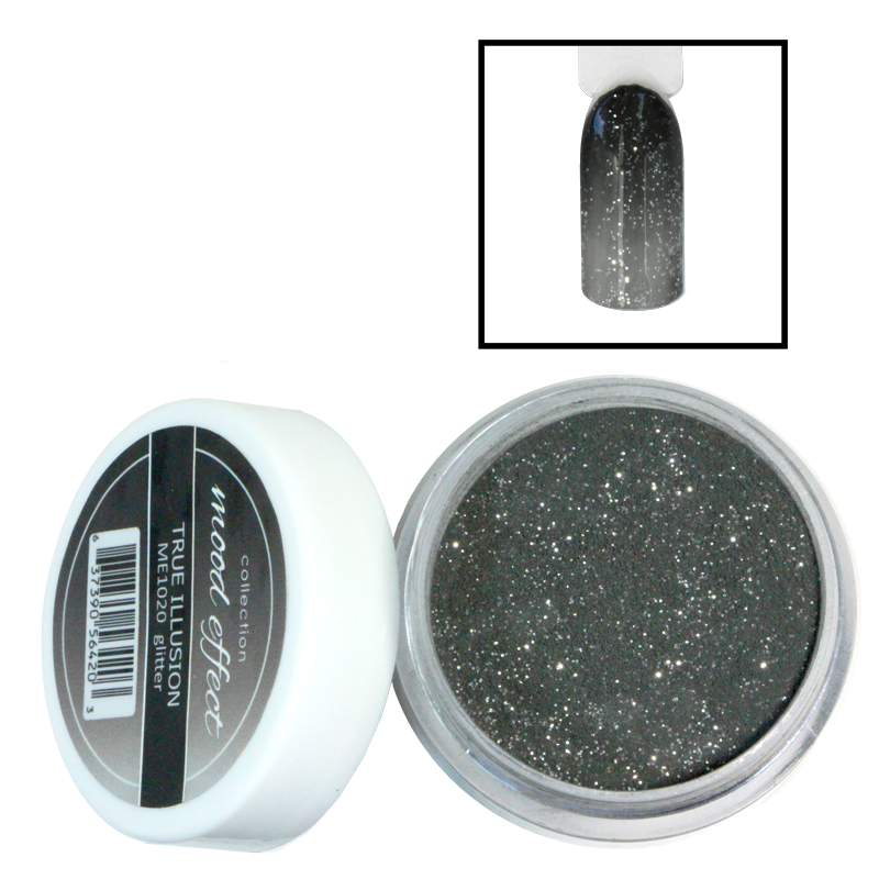 Poudre Glam and Glits Mood Effect Acrylic - noir à gris -