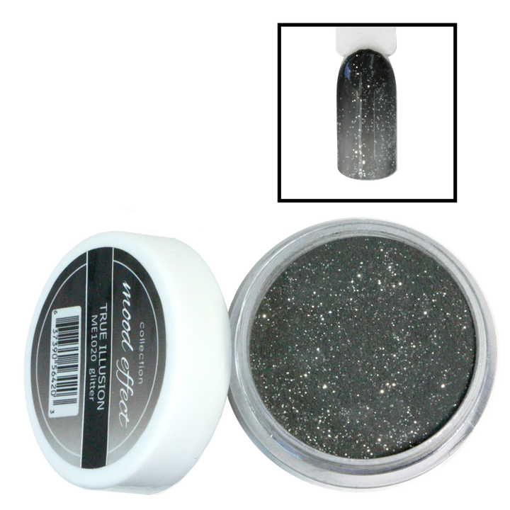 Poudre Glam and Glits Mood Effect Acrylic - noir à gris -