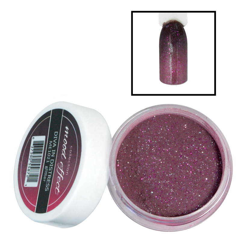 Poudre Glam and Glits Mood Effect Acrylic -  mauve clair à mauve -