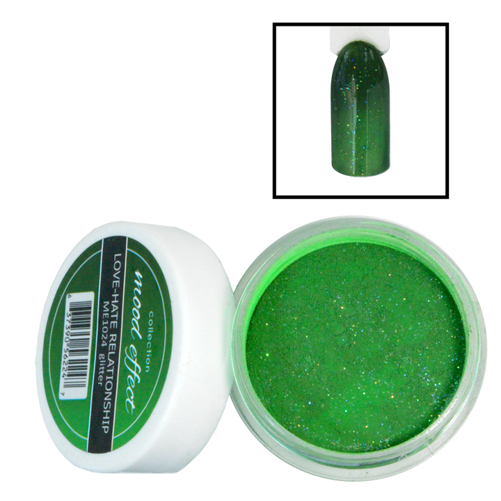 Poudre Glam and Glits Mood Effect Acrylic - vert -