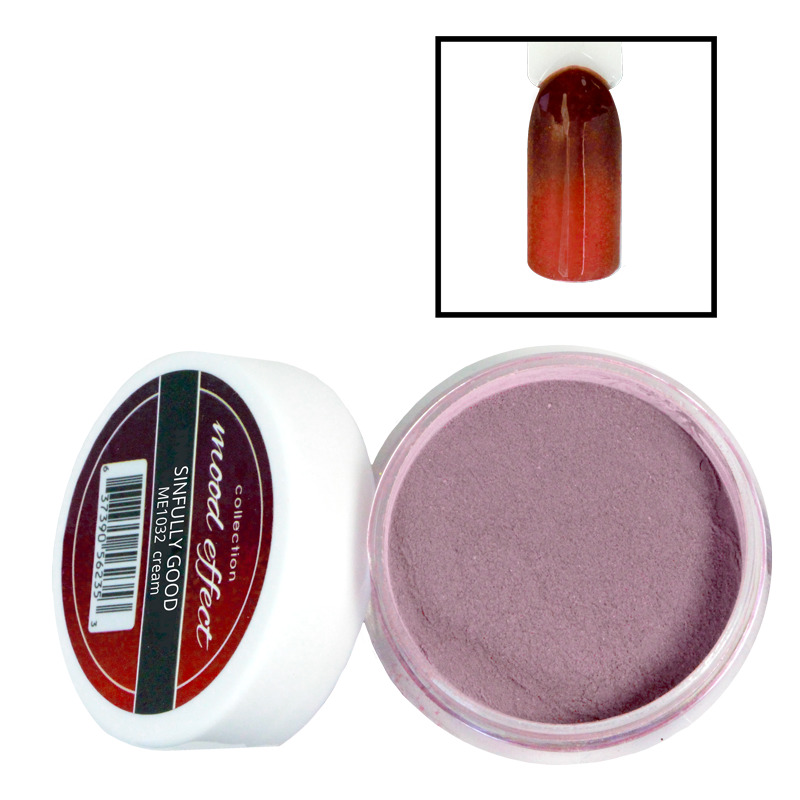 Poudre Glam and Glits Mood Effect Acrylic ME1032 - orange à bourgogne -