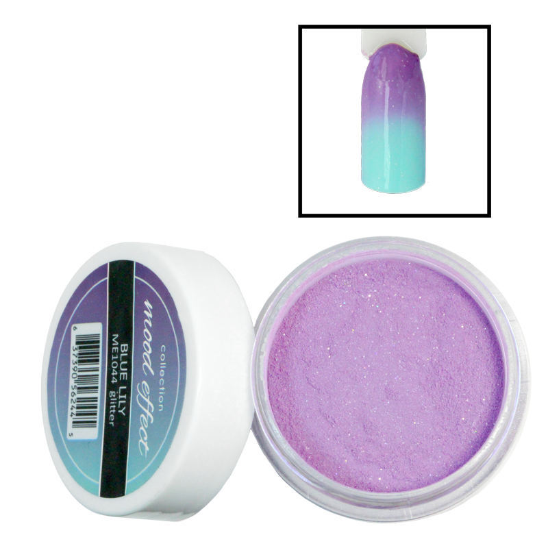 Poudre Glam and Glits Mood Effect Acrylic - bleu à mauve -