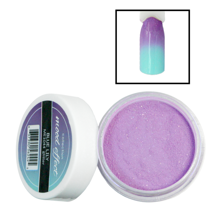 Poudre Glam and Glits Mood Effect Acrylic - bleu à mauve -