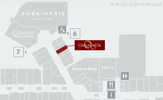 Boutique Ongles d'Or Beauport Plan