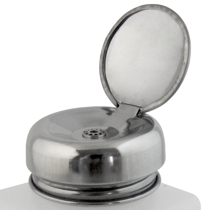 Pompe Menda Style Champignon Collet de Métal 6 oz - gros plan du collet