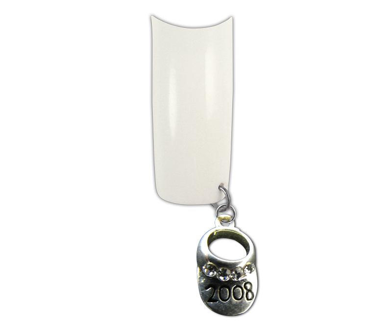 Piercing pour Ongles Casquette 2008 Pierres Claires 