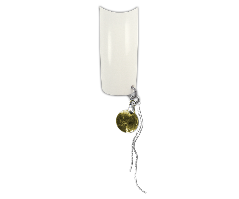 Piercing pour Ongles Grosse Pierre Jaune