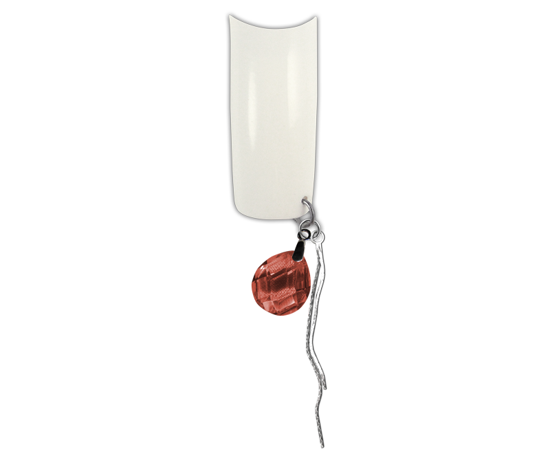 Piercing pour Ongles Grosse Pierre Rose