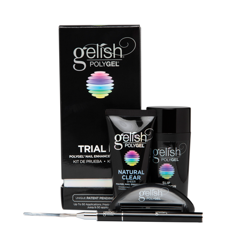 Gelish PolyGel Ensemble d'Essai - Pinceau-Spatule (Trial Kit