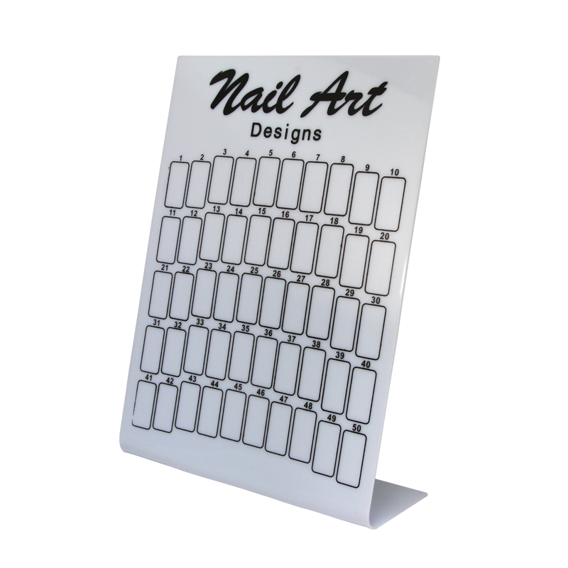 Présentoir pour prothèses décoratives noir et blanc