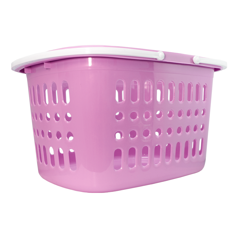 Panier mauve empilable 
