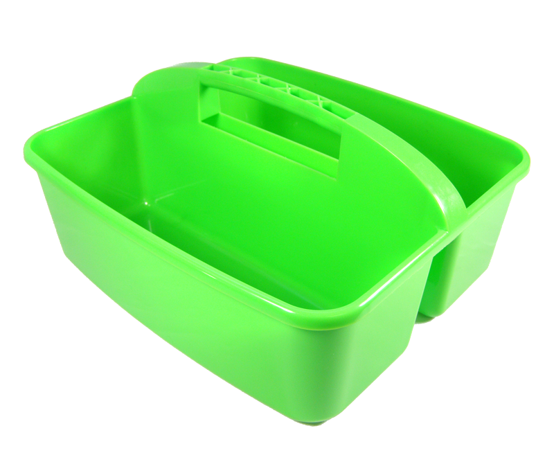Stackable Plastic Basket - Green