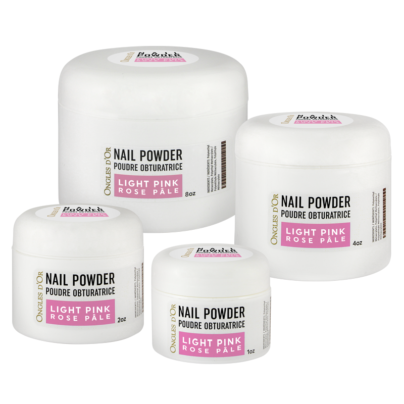 Poudre obturatrice Rose Pâle Ongles d'Or
