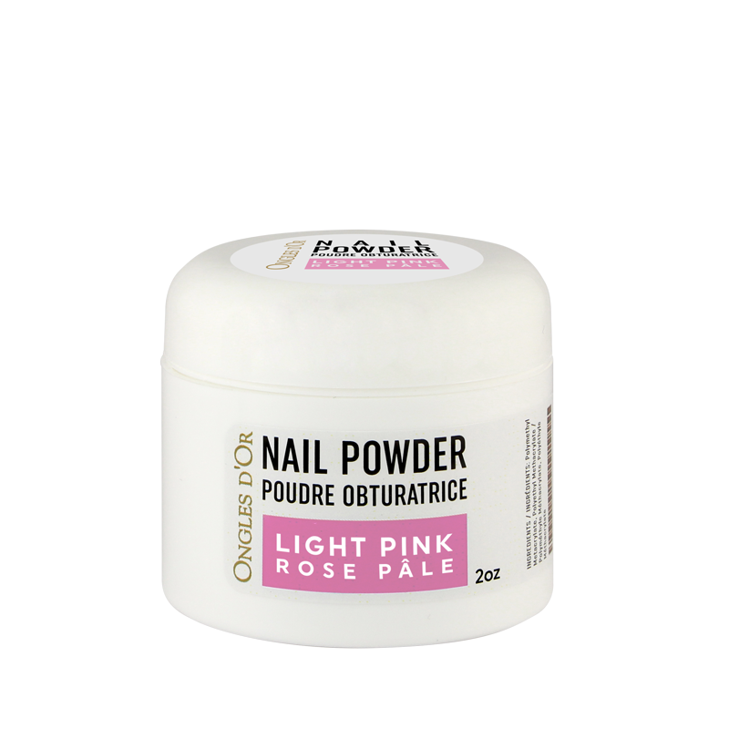 Poudre rose 2oz, ongles d&
