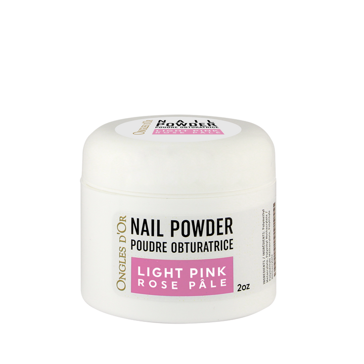 Poudre rose 2oz, ongles d&