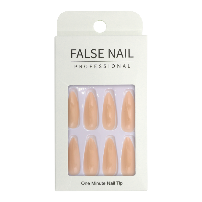 Press-On Nails - False Nail Professional Stiletto Pêche 24pcs