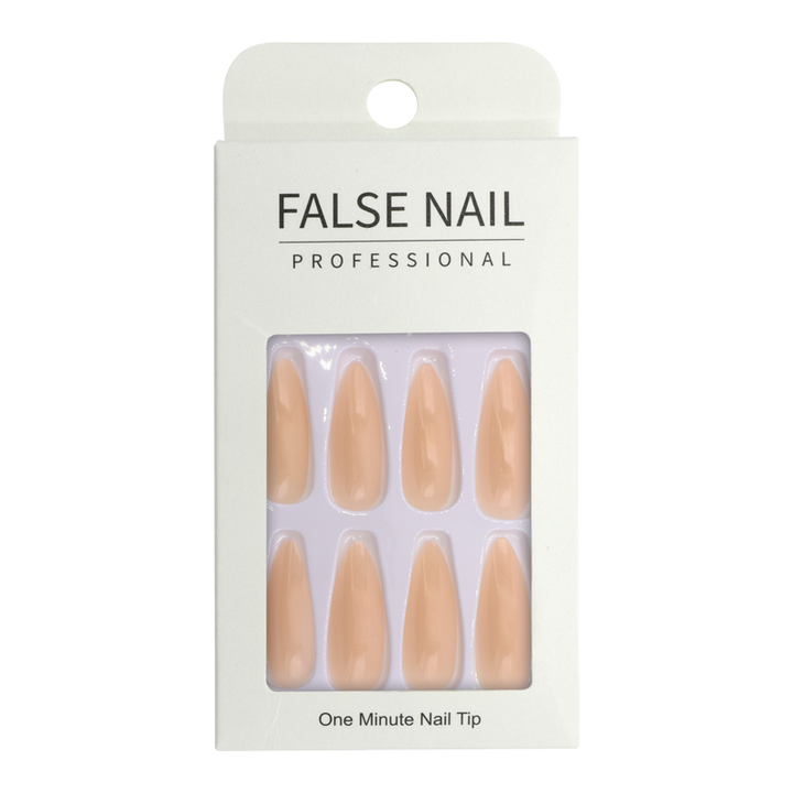Press-On Nails - False Nail Professional Stiletto Pêche 24pcs
