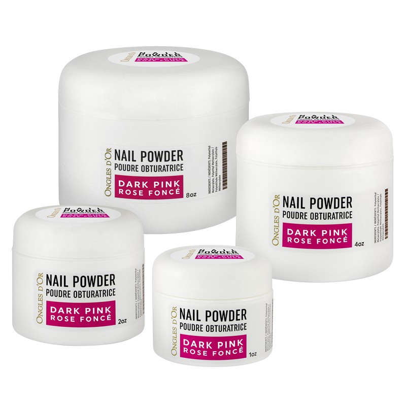 Poudre obturatrice Rose Foncé Ongles d'Or