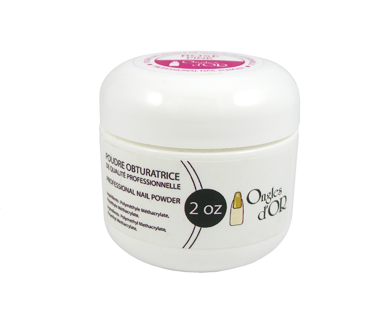 Poudre Rose Foncée Ongles d&