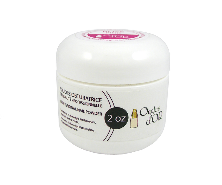 Poudre Rose Foncée Ongles d&