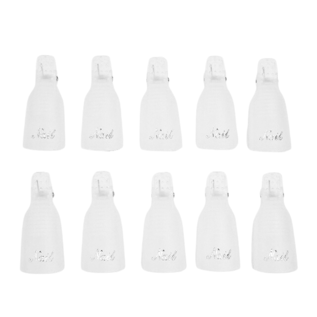Pinces pour Retirer le Vernis Gel - Blanc (10pcs)