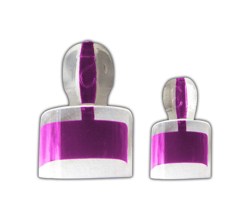 Nail Tips French Wrap Double Violet Box of 128 pcs (PS240-004)