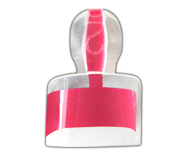 Prothèses French Wrap Double rose fluo