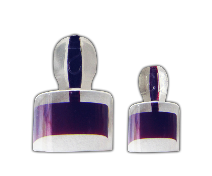 Nail Tips French Wrap Double Dark Purple Box of 128 pcs (PS240-0