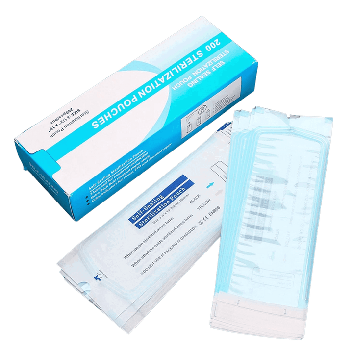 Self-Sealing Sterilization Pouches 26 x 9 cm (200pcs)