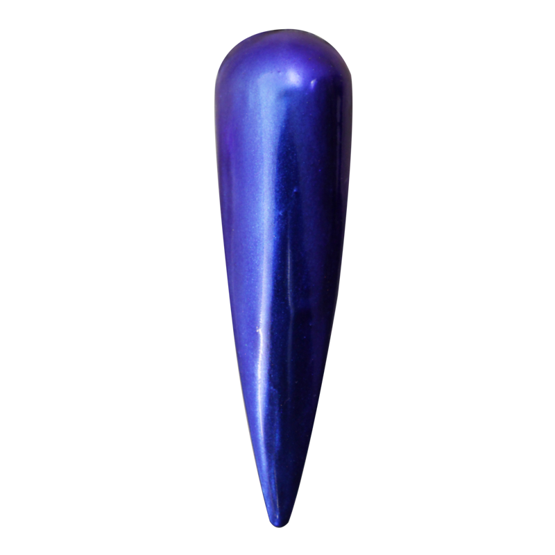 Pigment Solid Aurora CH06, effet sirène, effet caméléon, bleu, fond noir