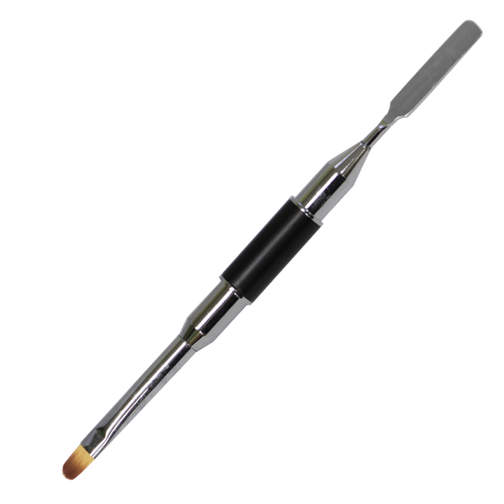 Brush-Spatula Tool with Black Caps