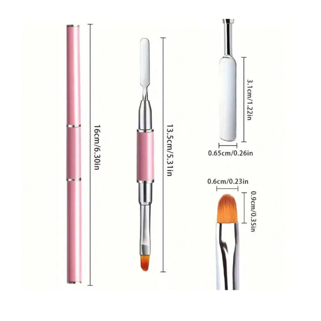 Brush-Spatula Tool Pink