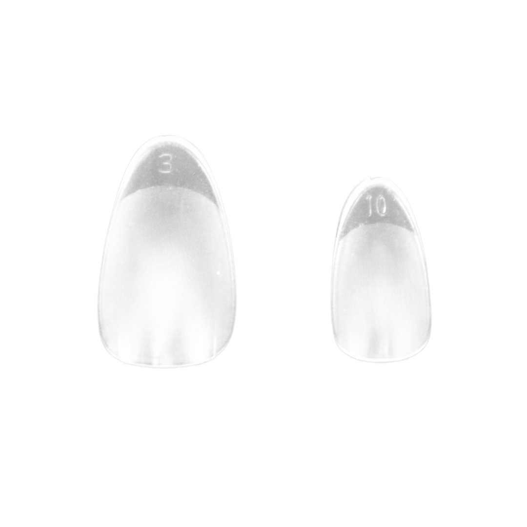 Prothèse Pleine Amande Courte Clair (100pcs)