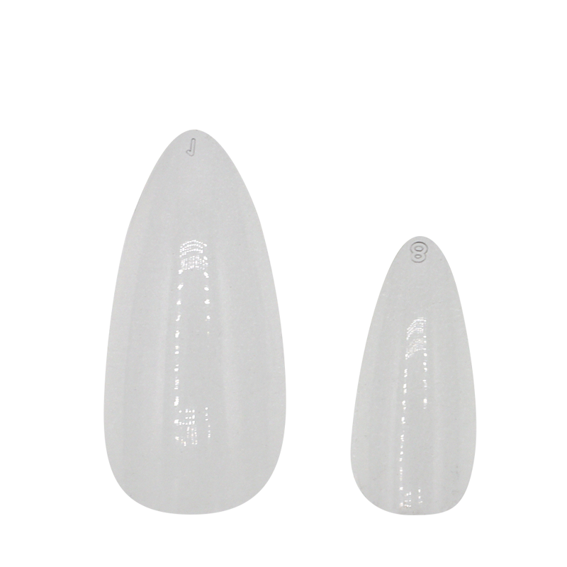 Prothèse pleine Sans Épaulement Amande Medium Clair capsule ongle complet faux ongle
