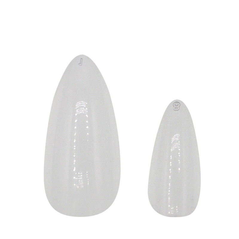 Prothèse pleine Sans Épaulement Amande Medium Clair capsule ongle complet faux ongle