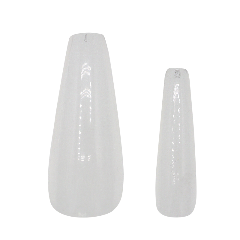 Prothèse pleine Ballerine Long Clair Sans Épaulement capsule ongle complet faux ongle