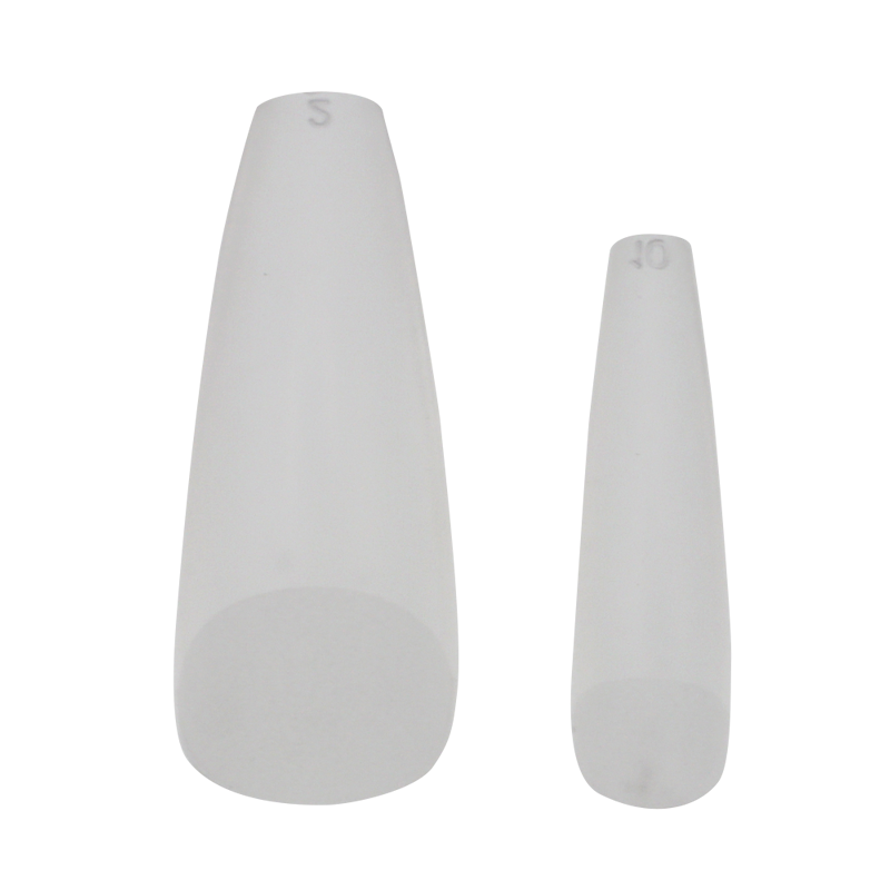 Prothèse pleine Ballerine Long Matte Sans Épaulement capsule ongle complet faux ongle coffin