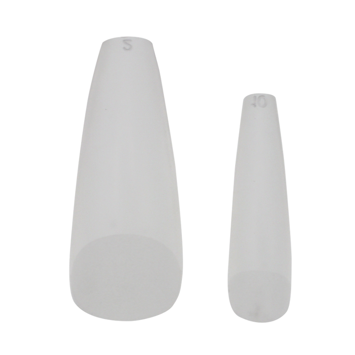 Prothèse pleine Ballerine Long Matte Sans Épaulement capsule ongle complet faux ongle coffin