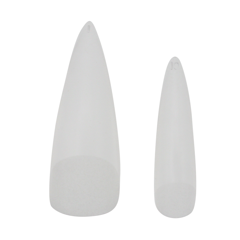 Prothèse pleine Stiletto Medium Matte Sans Épaulement capsule ongle complet faux ongle