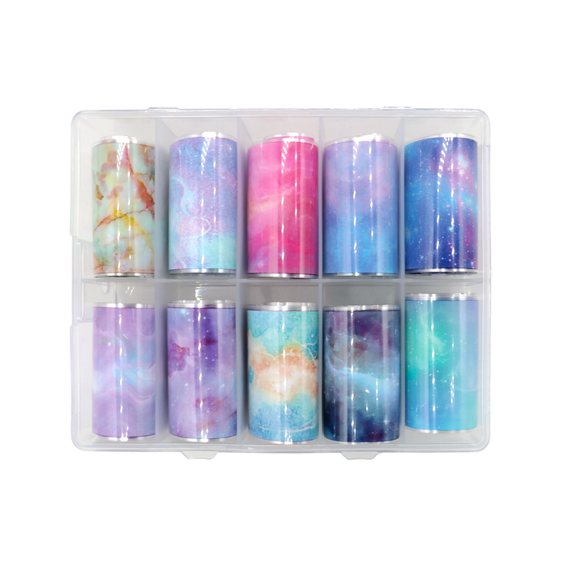 Decorative Transfer Paper Box 10pcs Galaxy 