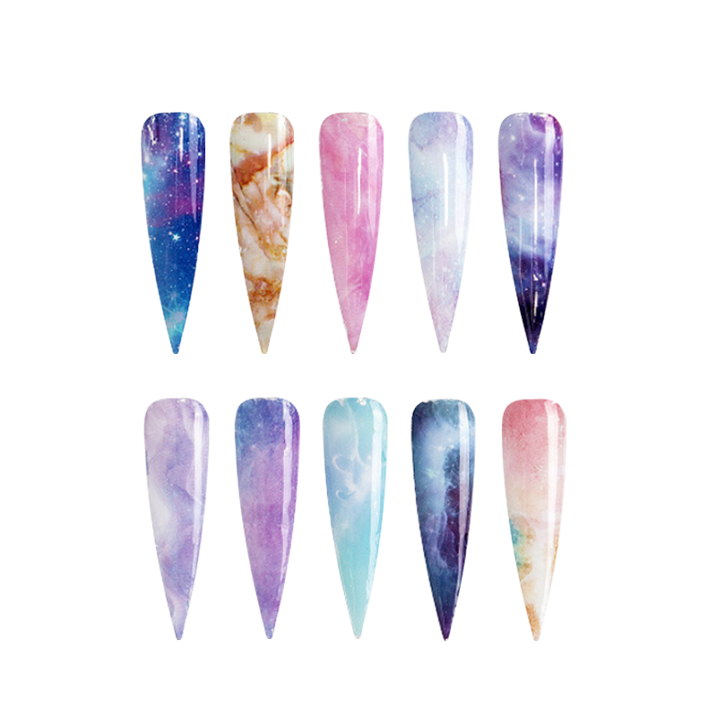 Decorative Transfer Paper Box 10pcs Galaxy 