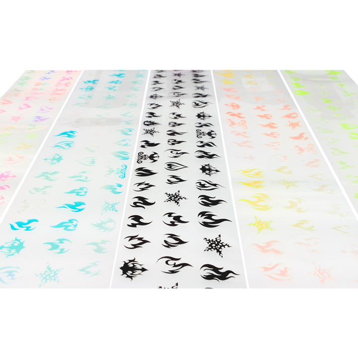 Decorative Transfer Paper Box 10pcs Flames 