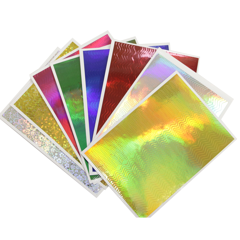 Ruban Déco. Autoadhésif Feuille Vague Couleurs Variées 6pcs