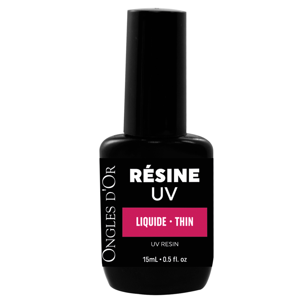 Résine UV Liquide 15ml Ongles d'Or Résine uv Élégance