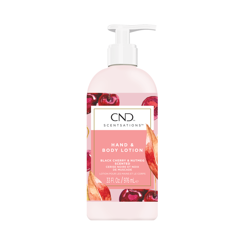 CND Scentsations hand and body Lotion - Black Cherry and Nutmeg
