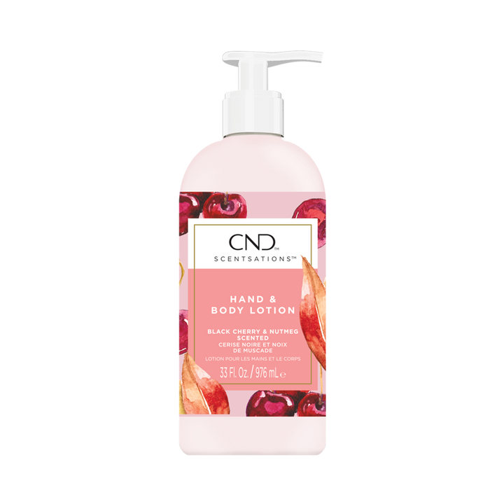 CND Scentsations hand and body Lotion - Black Cherry and Nutmeg
