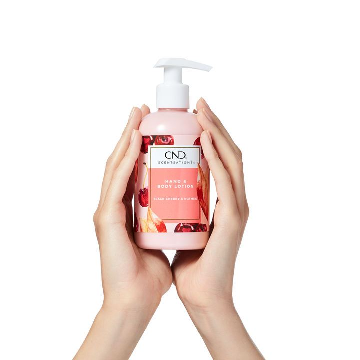 CND Scentsations hand and body Lotion - Black Cherry and Nutmeg