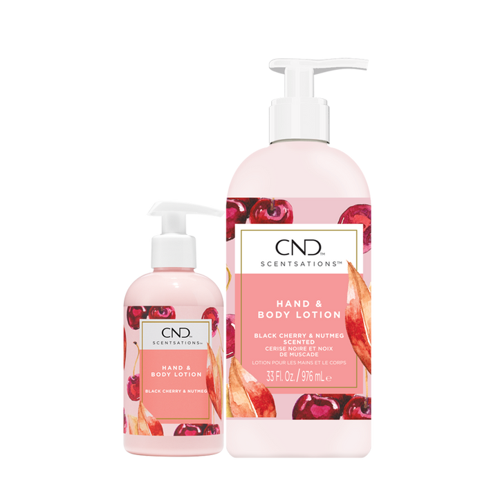 CND Scentsations hand and body Lotion - Black Cherry and Nutmeg