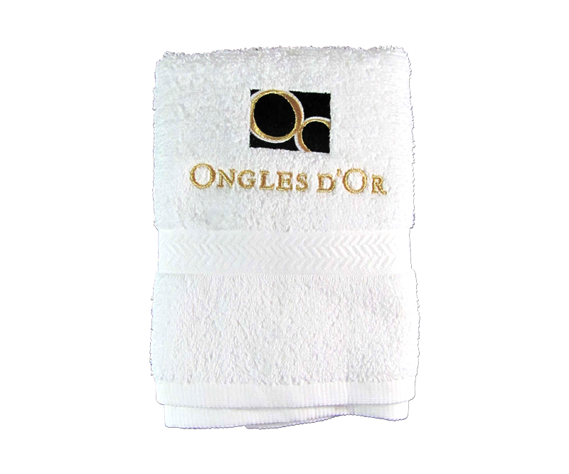 Ongles d'Or Embrodered Towel